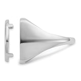 17 mm 14k White Gold coin bezel ring for Isle of Man £0.5 Nobel — additional image