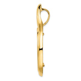 35 mm 14k Yellow Gold coin bezel for Mexican Libertad — alternate view