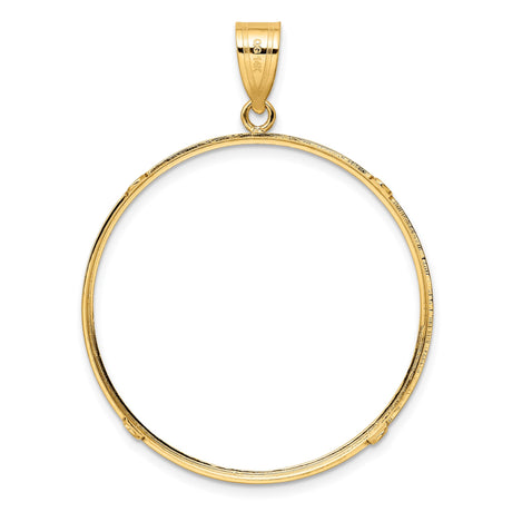 35 mm 14k Yellow Gold coin bezel for Mexican Libertad — additional image