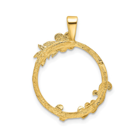 16 mm 14k Yellow Gold coin bezel for Mexican Libertad — additional image