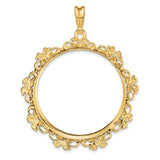33 mm 14k Yellow Gold coin bezel for Mexican Libertad — additional image