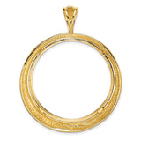 33 mm 14k Yellow Gold coin bezel for Mexican Libertad — additional image