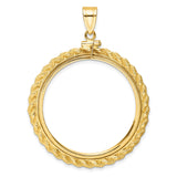 33 mm 14k Yellow Gold coin bezel for Mexican Libertad — additional image