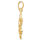13 mm 14k Yellow Gold coin bezel for Mexican Libertad — alternate view