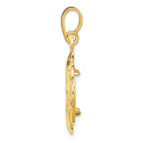 13 mm 14k Yellow Gold coin bezel for Mexican Libertad — alternate view