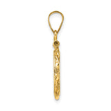 13 mm 14k Yellow Gold coin bezel for Mexican Libertad — alternate view