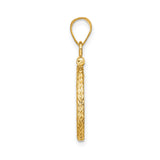 13 mm 14k Yellow Gold coin bezel for Mexican Libertad — alternate view