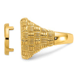 13 mm 14k Yellow Gold coin bezel ring for Mexican Libertad — additional image