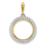 14k Multi-Tone Gold coin bezel for Australian $15 Koala — additional image