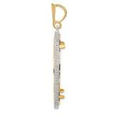 14k coin bezel for Austria 2,000 Schillings / €100 Philharmonic — alternate view
