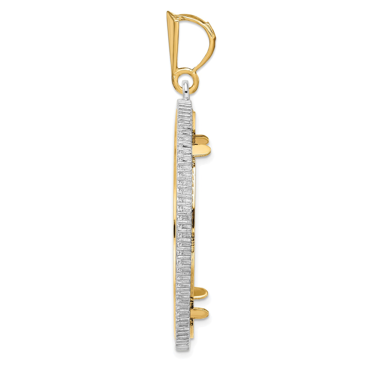 14k coin bezel for Austria €1.50 Philharmonic — alternate view