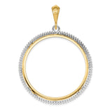 14k coin bezel for Austria 2,000 Schillings / €100 Philharmonic — additional image