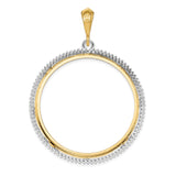 14k coin bezel for Mexican 50 Pesos Peso — additional image