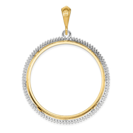 14k coin bezel for Mexican 50 Pesos Peso — additional image