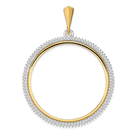 14k coin bezel for Austria €1.50 Philharmonic
