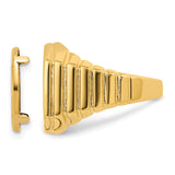 14k Yellow Gold coin bezel for Australian $15 Kangaroo — additional image