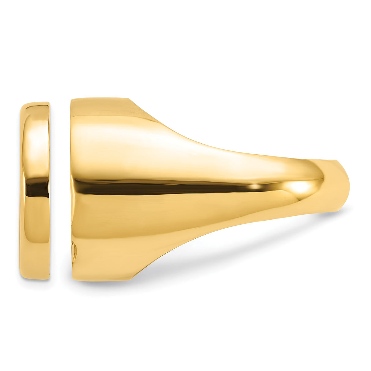 14k Yellow Gold coin bezel for Australian $15 Koala — additional image