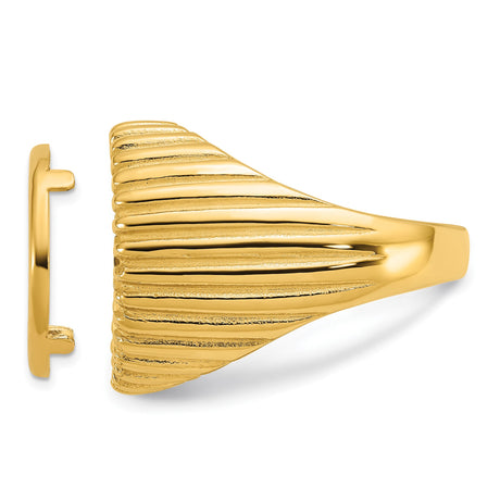 14k Yellow Gold coin bezel for Australian $15 Koala — additional image