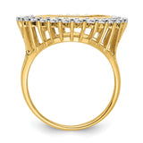 15 mm 14k Yellow Gold coin bezel for 15 mm Coin — alternate view