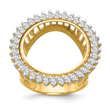 19 mm 14k Yellow Gold coin bezel for 19 mm Coin — additional image