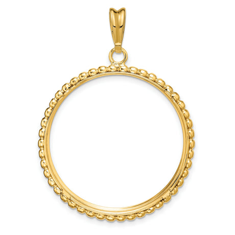 33 mm 14k Yellow Gold coin bezel for South African Krugerrand — additional image
