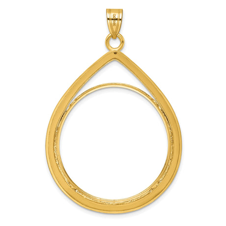 33 mm 14k Yellow Gold coin bezel for South African Krugerrand — additional image