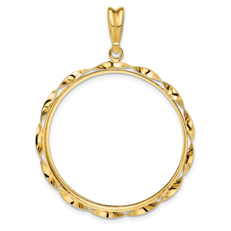 33 mm 14k Yellow Gold coin bezel for South African Krugerrand — additional image