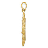 17 mm 14k Yellow Gold coin bezel for South African Krugerrand — alternate view