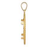 17 mm 14k Yellow Gold coin bezel for South African Krugerrand — alternate view