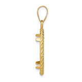 17 mm 14k Yellow Gold coin bezel for South African Krugerrand — alternate view