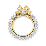 17 mm 14k Multi-Tone Gold coin bezel for South African Krugerrand