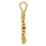 27 mm 14k Yellow Gold coin bezel for South African Krugerrand — alternate view