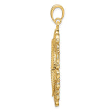 27 mm 14k Yellow Gold coin bezel for South African Krugerrand — alternate view