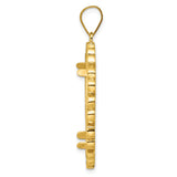 27 mm 14k Yellow Gold coin bezel for South African Krugerrand — alternate view
