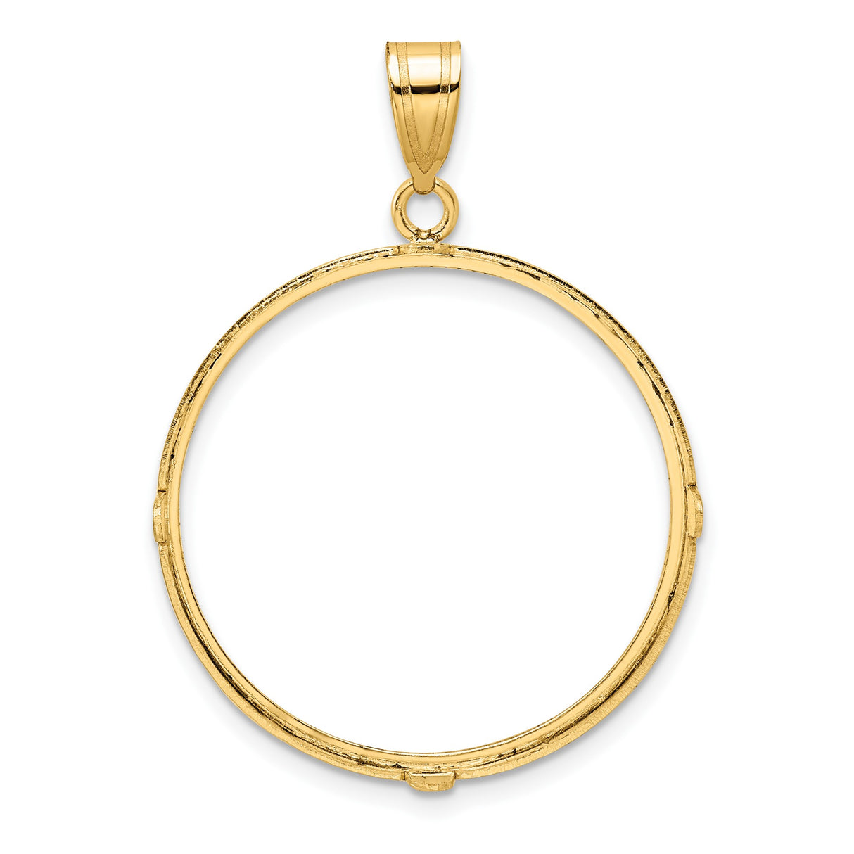 27 mm 14k Yellow Gold coin bezel for South African Krugerrand — additional image