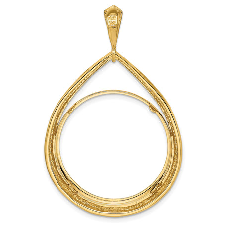 27 mm 14k Yellow Gold coin bezel for South African Krugerrand — additional image