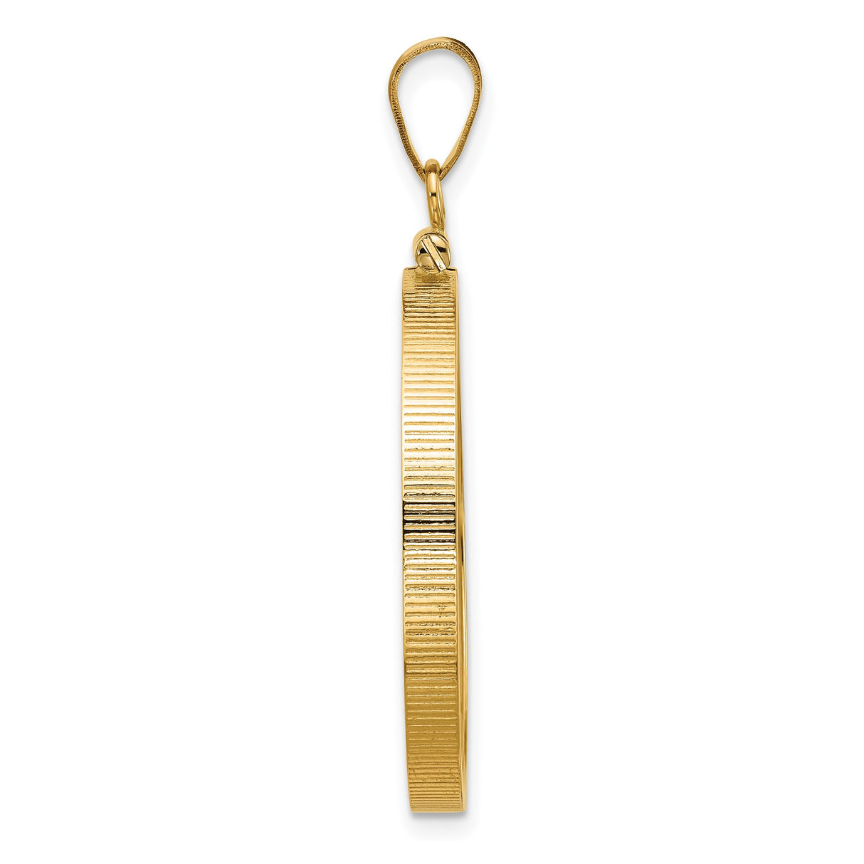 27 mm 14k Yellow Gold coin bezel for South African Krugerrand — alternate view