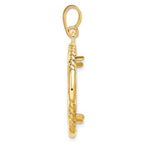 22 mm 14k Yellow Gold coin bezel for South African Krugerrand — alternate view
