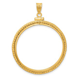 33 mm 14k Yellow Gold coin bezel for UK £100 Britannia — additional image