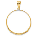 33 mm 14k Yellow Gold coin bezel for UK £100 Britannia — additional image