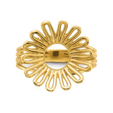 17 mm 14k Yellow Gold coin bezel ring for UK £10 Britannia — additional image