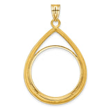 27 mm 14k Yellow Gold coin bezel for UK £50 Britannia — additional image