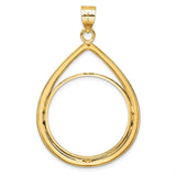 27 mm 14k Yellow Gold coin bezel for UK £50 Britannia — additional image