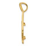 17 mm 14k Yellow Gold coin bezel pendant for US $10 American Eagle Platinum — alternate view