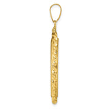 27 mm 14k Yellow Gold coin bezel pendant for US $25 American Buffalo — alternate view