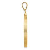 28 mm 14k Yellow Gold coin bezel pendant for US Marian Anderson — alternate view