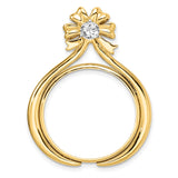 22 mm 14k Multi-Tone Gold coin bezel pendant for US $10 American Eagle