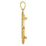 22 mm 14k Yellow Gold coin bezel pendant for US $10 American Eagle — alternate view