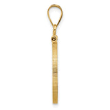 19 mm 14k Yellow Gold coin bezel pendant for US 1¢ Cent - Flying Eagle — alternate view