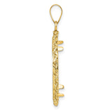 27 mm 14k Yellow Gold coin bezel pendant for US $10 Indian Head Eagle — alternate view